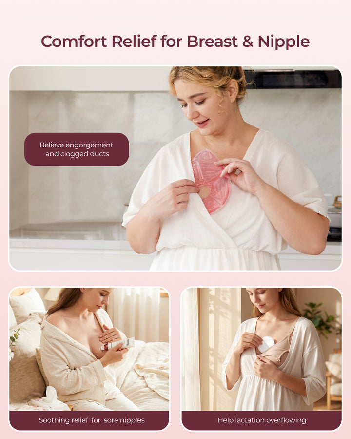 Momcozy Breastfeeding Essentials & Postpartum Kit (73 Pieces)