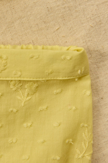 Outfit short
Citrus cotton Plumetis