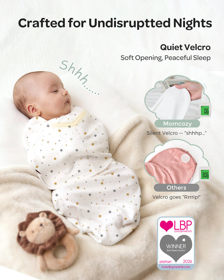 Momcozy Easy Swaddle Wrap For 0-3M