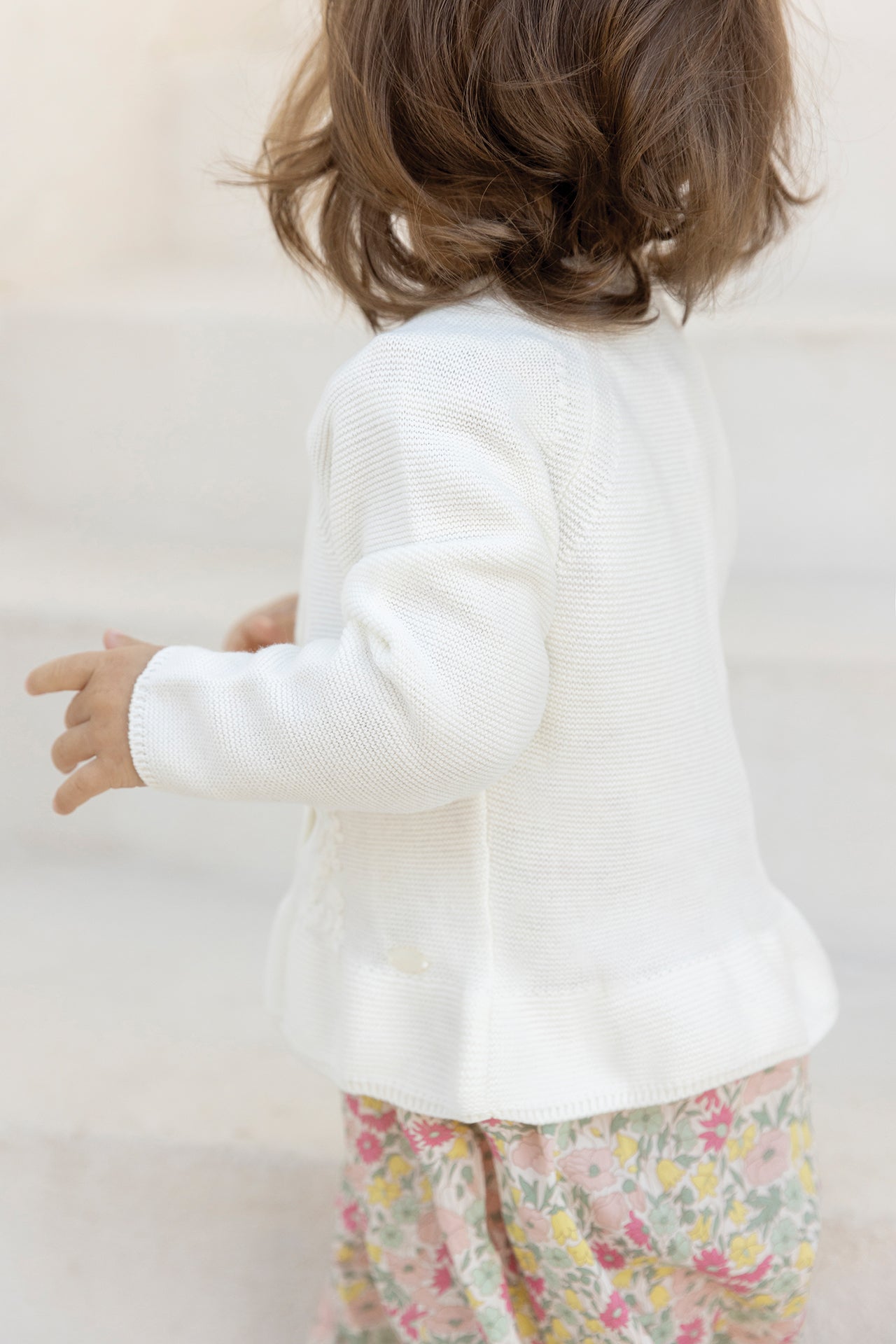 Cardigan
Ecru cotton Embrodery