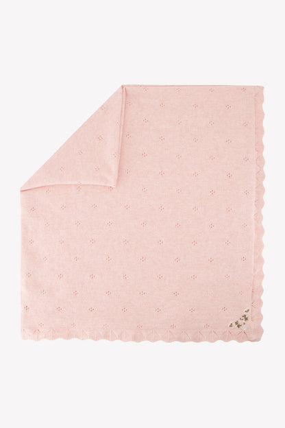 Blanket
Old Pink cotton Cashmere openwork