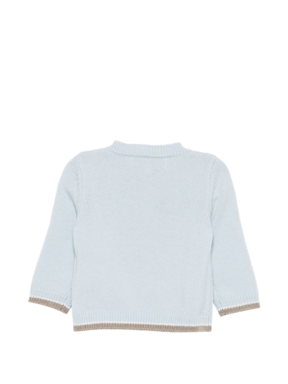wool pullover horizon blue
