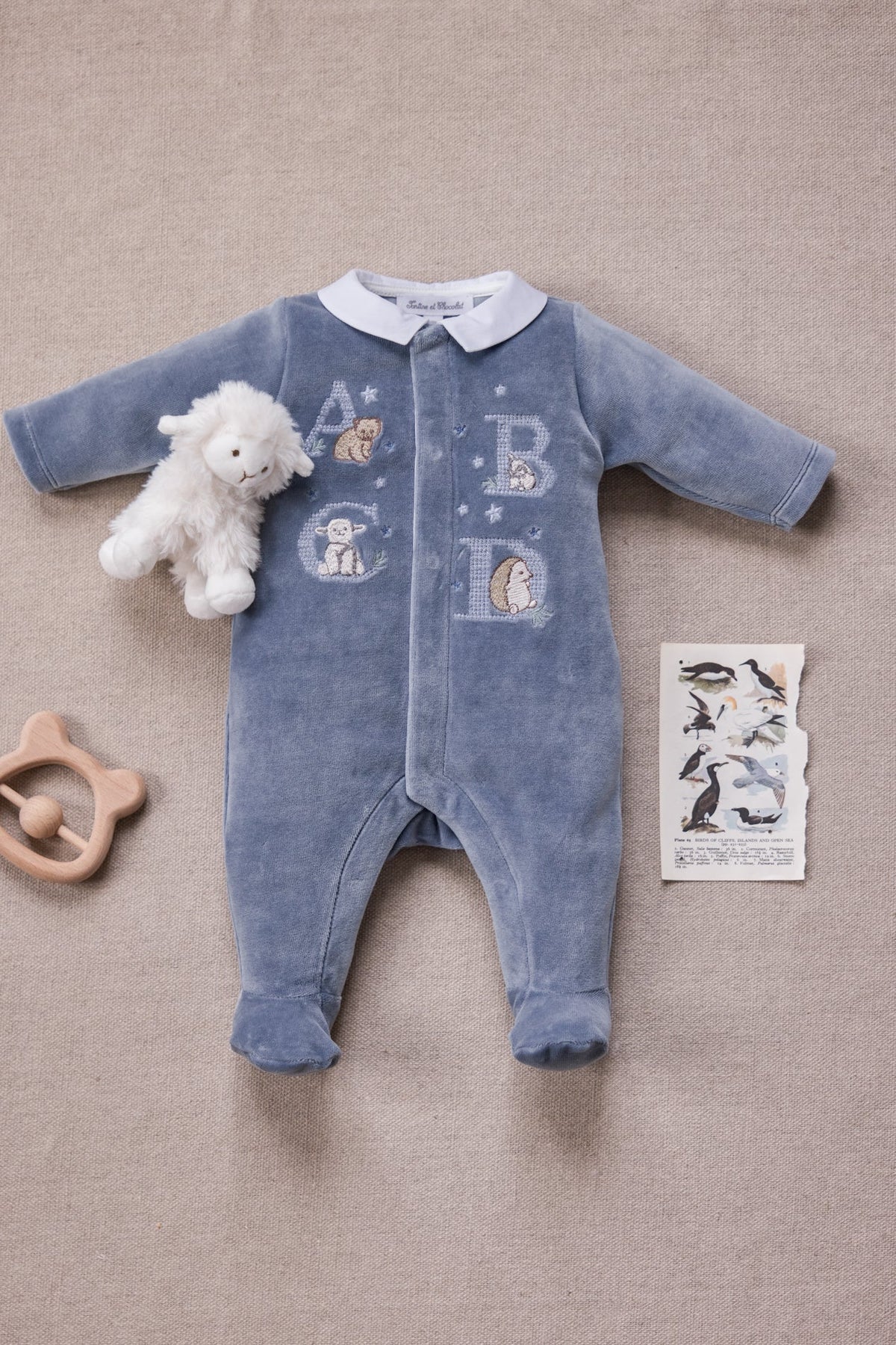 Pajamas
Blue thunderstorm Velvet Embroidered