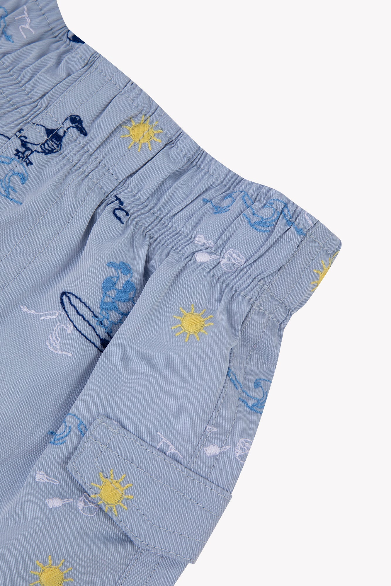 Short bath
Blue cloud Print seaside
