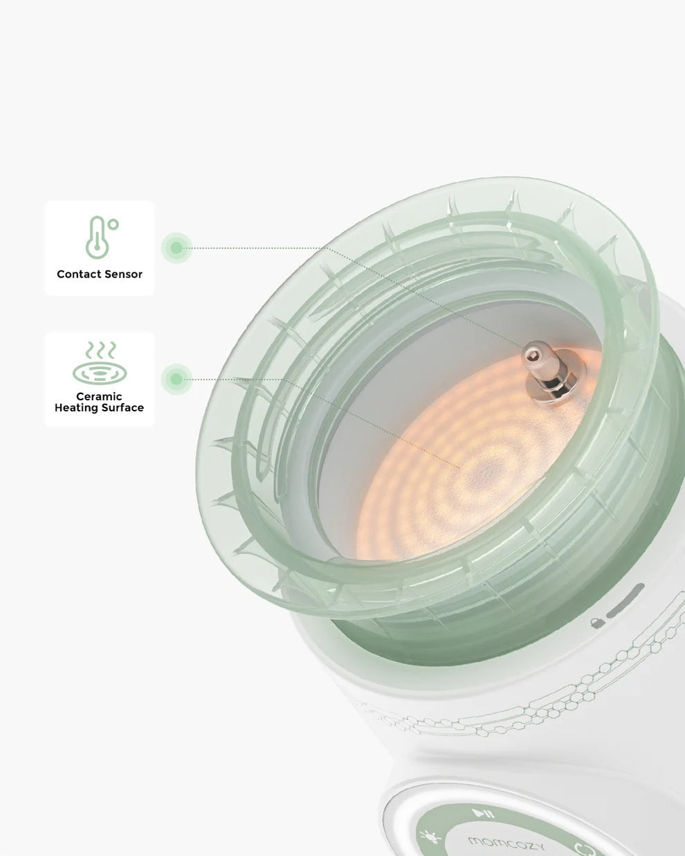 Momcozy - Portable Bottle Warmer for Travel | Cordless
