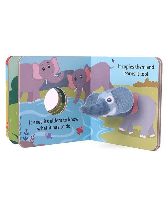 Baby Elephant|Finger Puppet Book