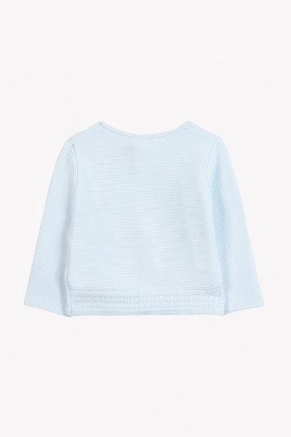 Cardigan
Cotton sky Trim