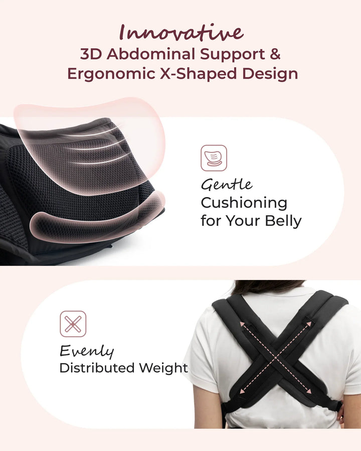 2-in-1 Ergonomic Hip Seat Baby Carrier/air mesh grey (0-36M)