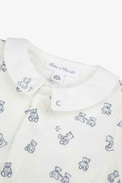 Pajamas
Ecru Print cotton bears
