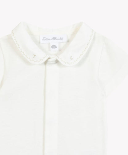 Body
Beige dark cotton Embrodery TC