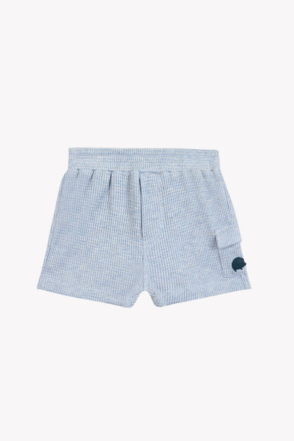 Short
Blue cloud cotton hedgehog