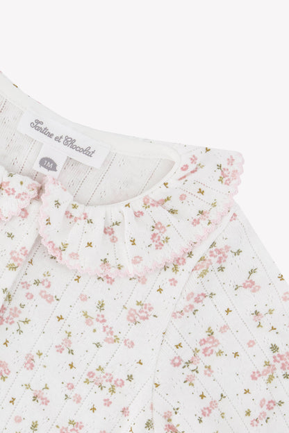 Pajamas
Ecru cotton Print flowery
