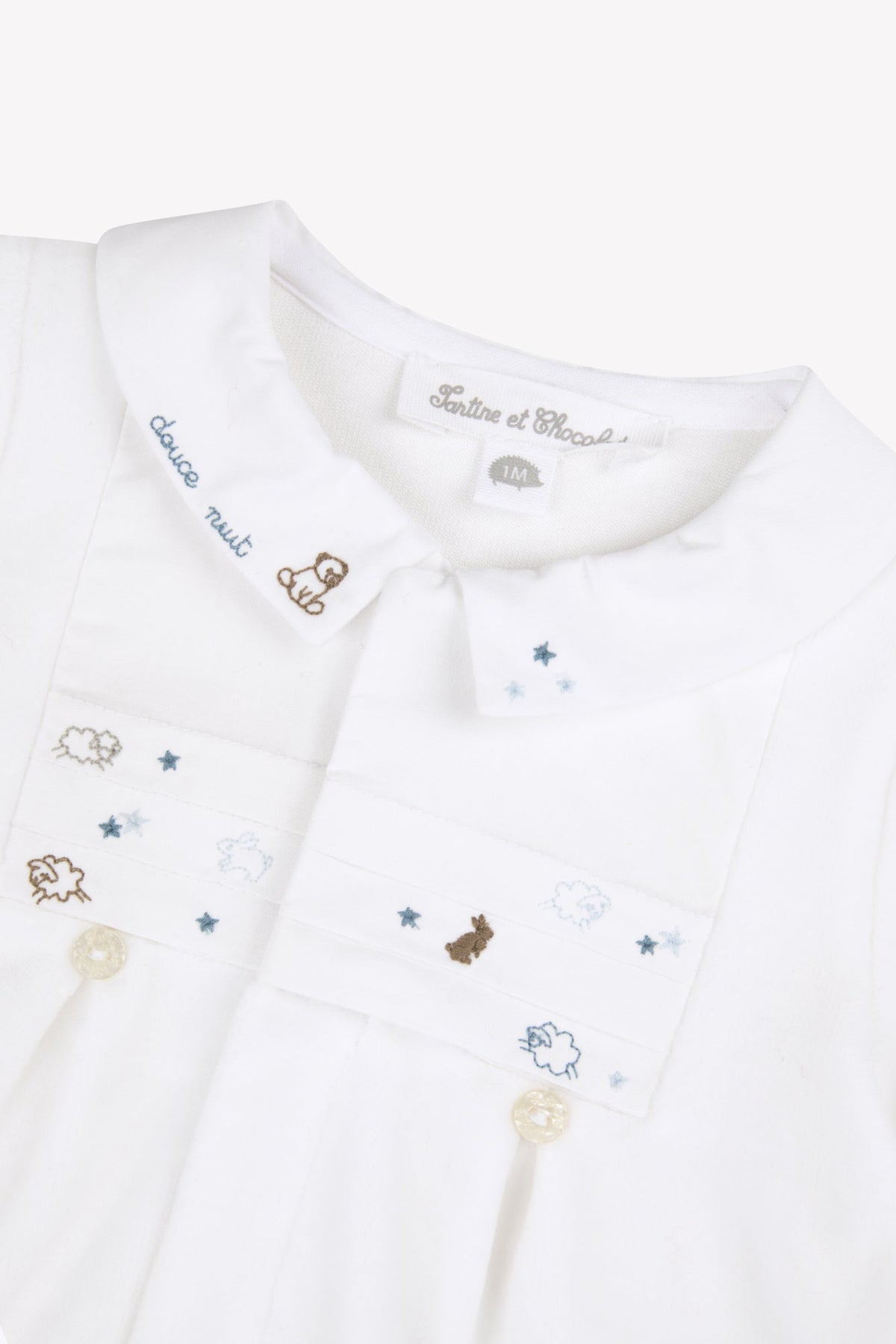 Pajamas
White Velvet White Embroidered