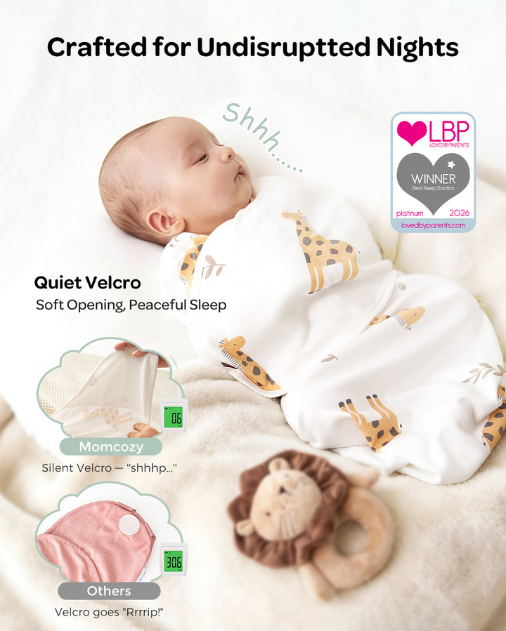 Momcozy Easy Swaddle Wrap For 0-3M