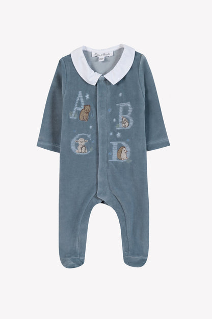 Pajamas
Blue thunderstorm Velvet Embroidered