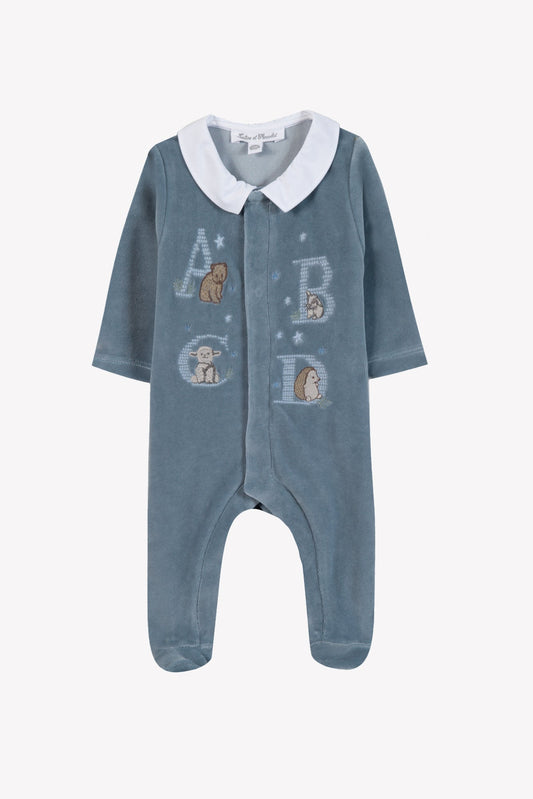 Pajamas
Blue thunderstorm Velvet Embroidered