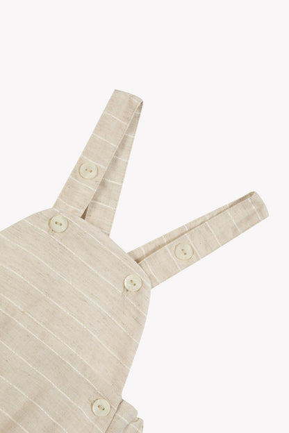Dungaree
Beige cotton Stripes