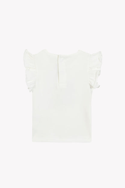 T-shirt
White cotton Illustration flower market