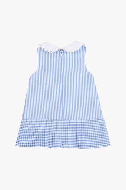 Dress
Cornflower Stripes Peter pan collar