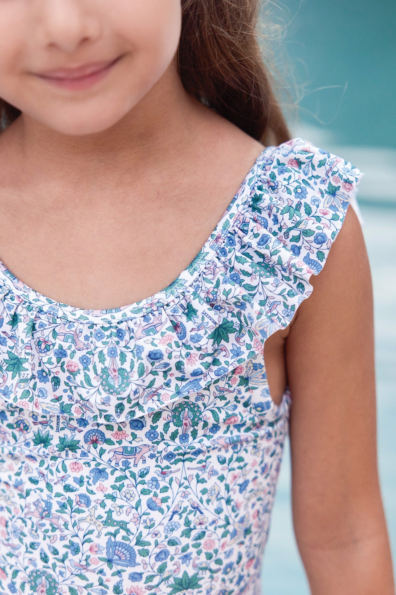 Swimsuit
Blue Print fabric Liberty