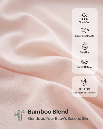 Momcozy - Swaddle Wraps | 0-3M, 2-Pack, Pink