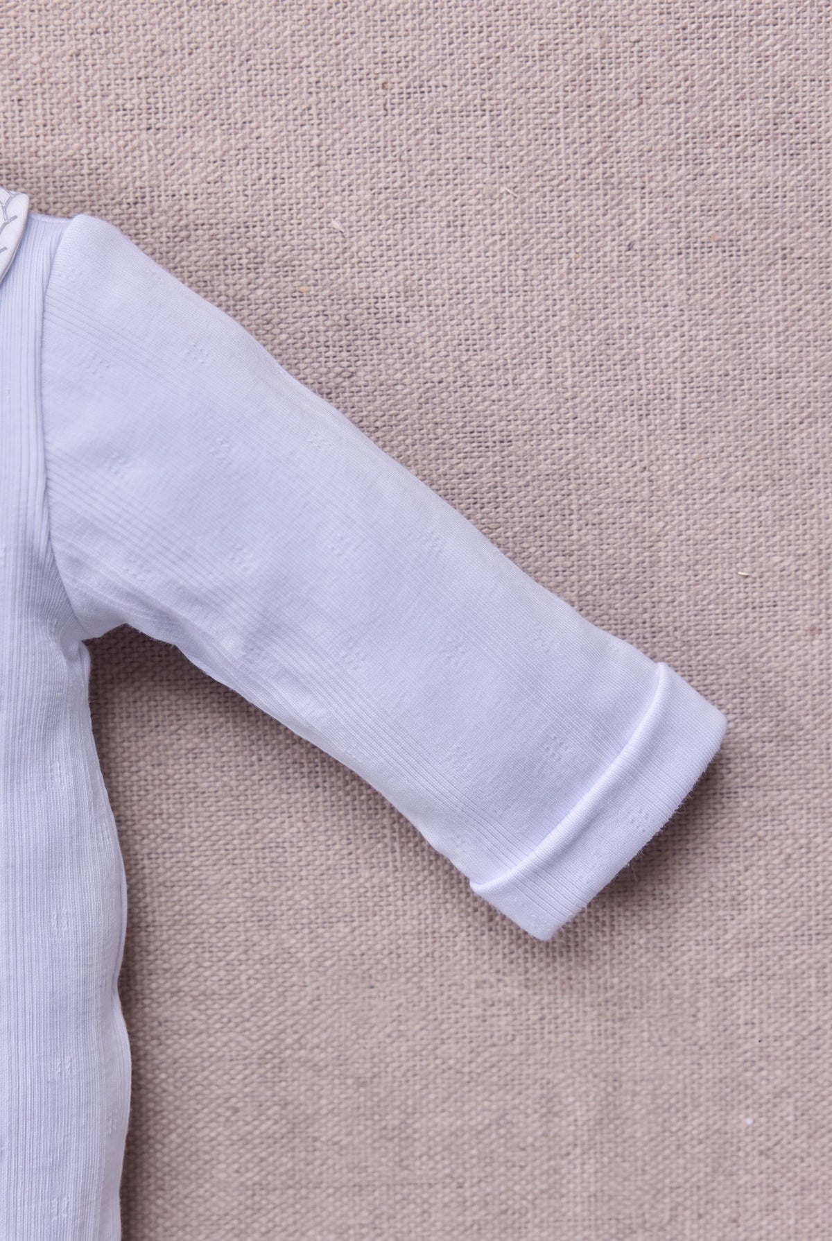 Jumpsuit long
Cotton sky Peter pan collar