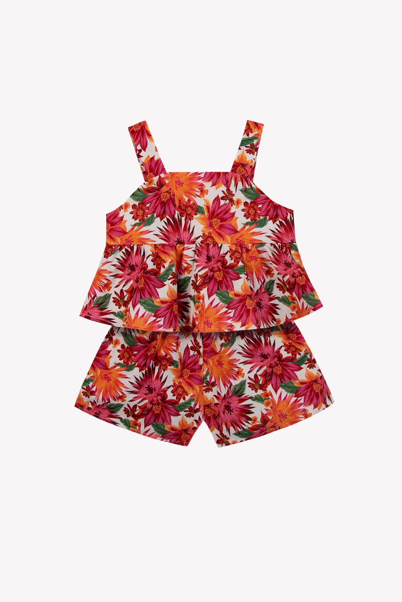 Ensemble court | Short set
Floral print cotton