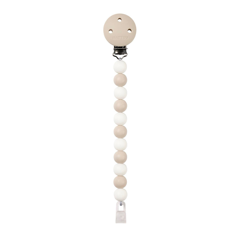 Pacifinder Pacifier Clip | Clay White