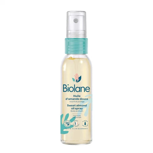 Biolan Sweet Almond Oil Spray 75ml - Baby Skin Moisturizer