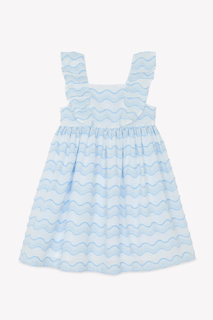 Dress
Azure cotton waves