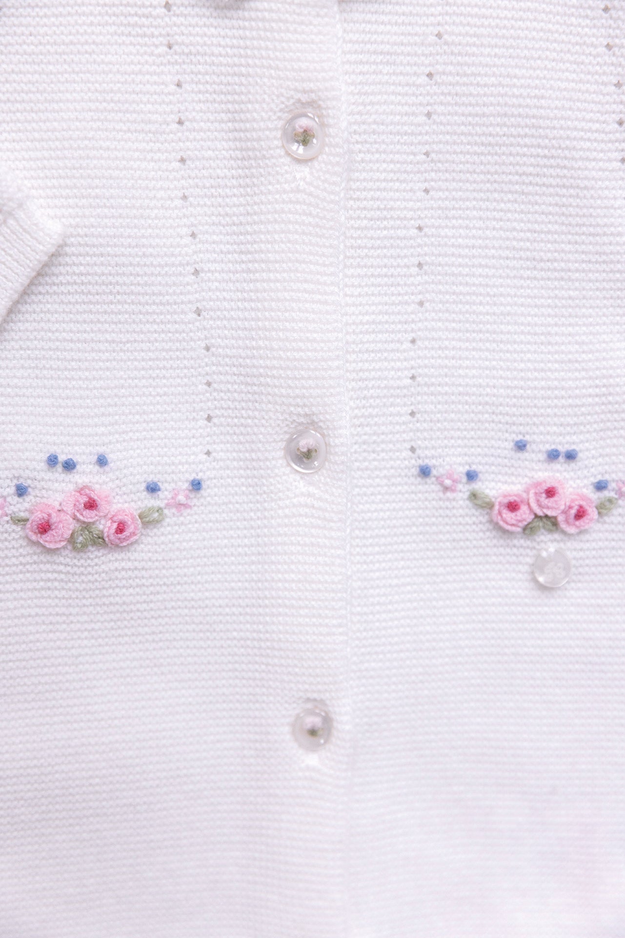 Jumpsuit long
Ecru cotton flowers