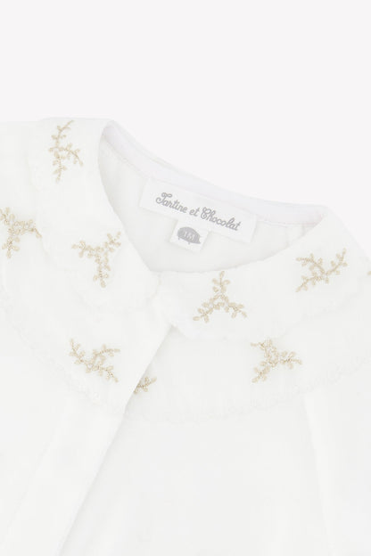 Pajamas
White Velvet Embrodery
