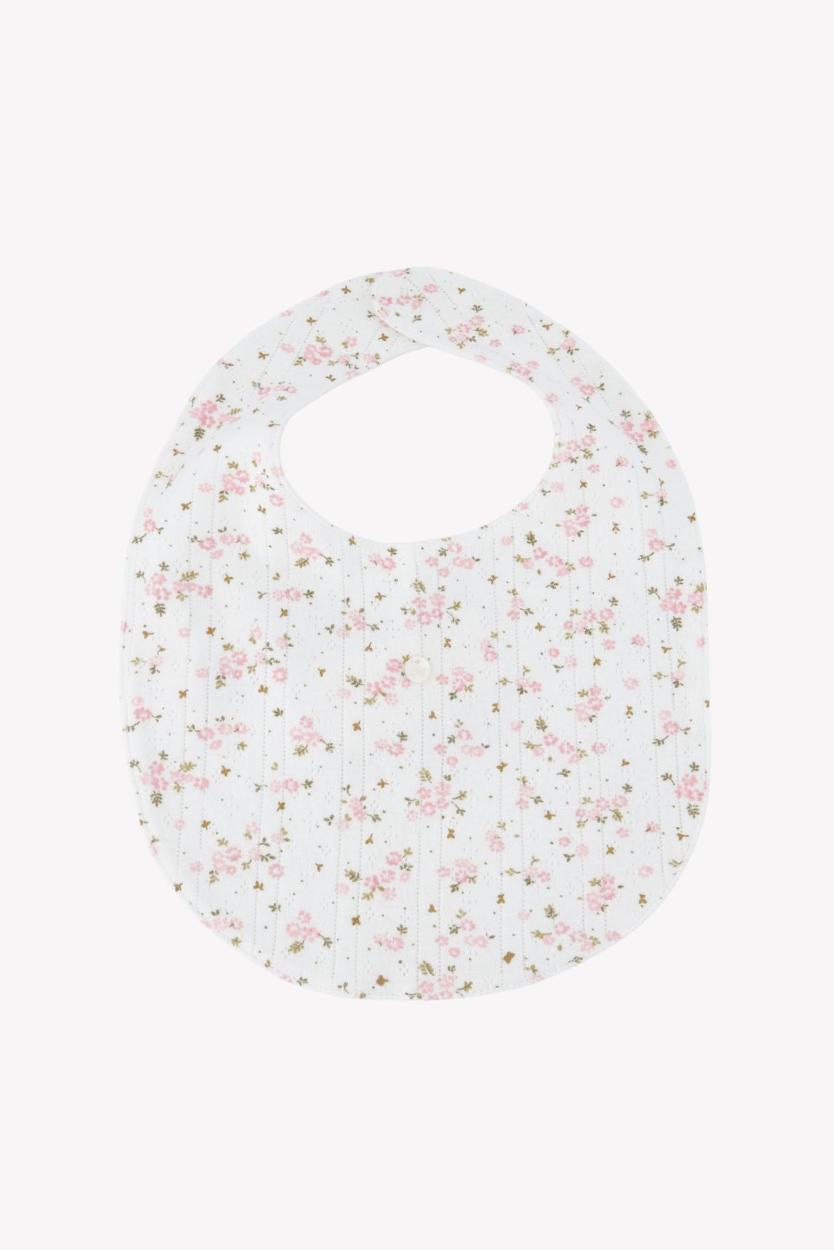 Bib
Ivory cotton Print flowery