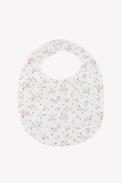 Bib
Ivory cotton Print flowery
