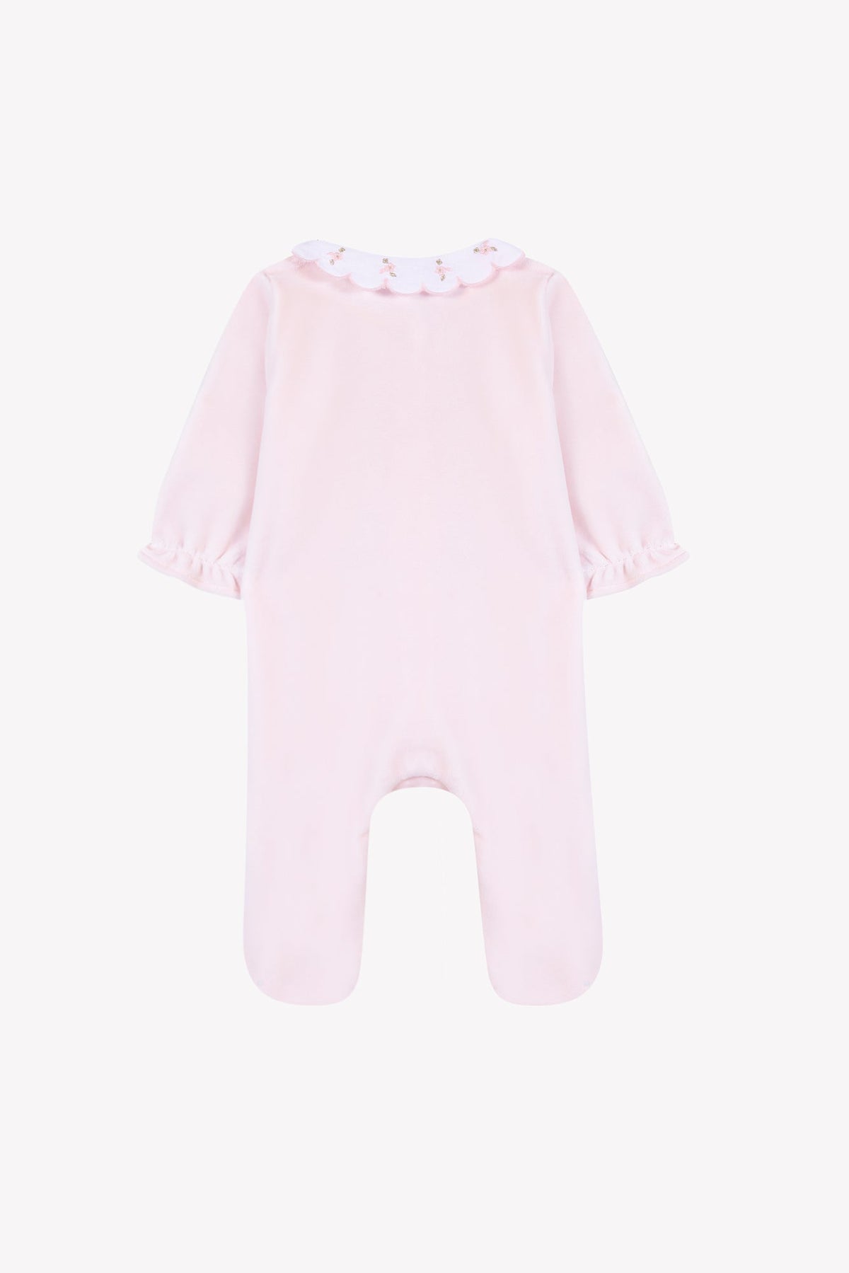 Pajamas
Pink Velvet Peter pan collar Scalloped