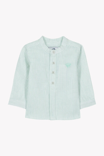 Shirt
Sage Linen Stripes