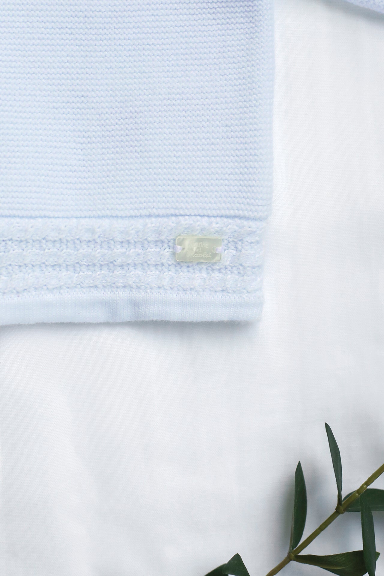Cardigan
Cotton sky Trim