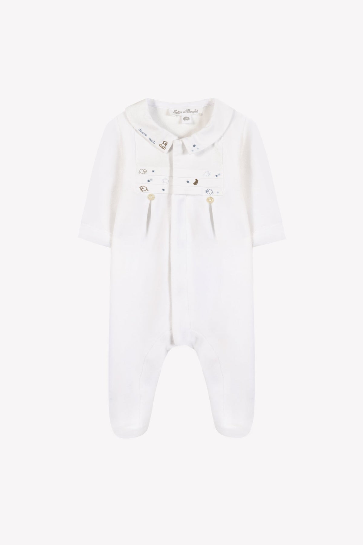 Pajamas
White Velvet White Embroidered