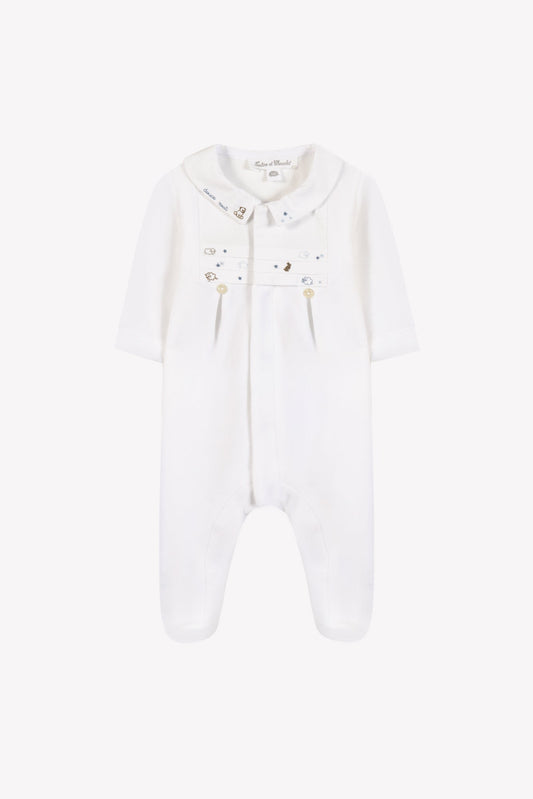 Pajamas
White Velvet White Embroidered