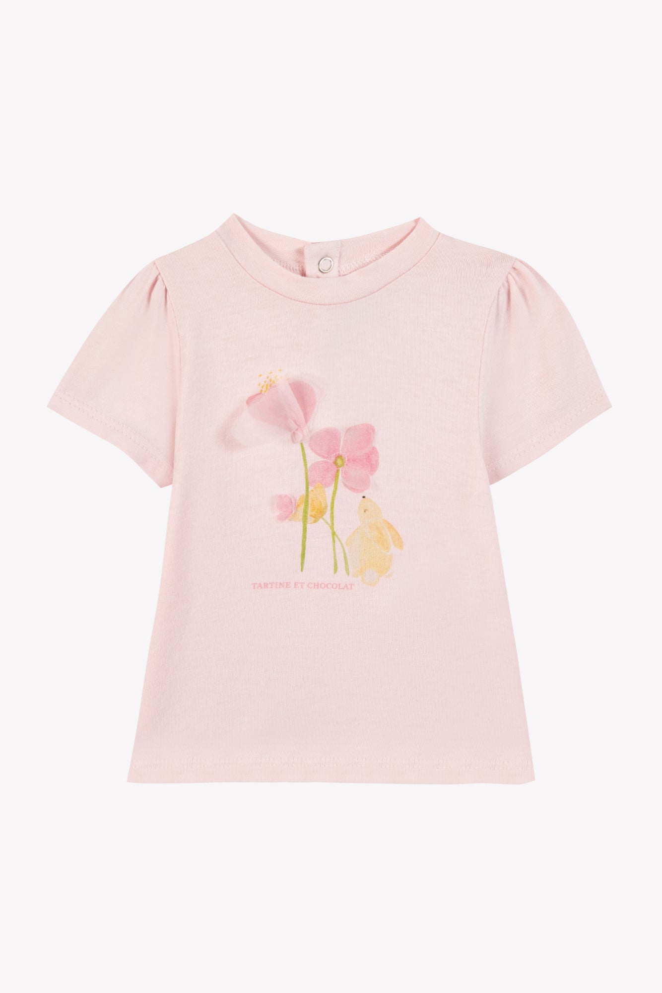 T-shirt
Pale pink Illustration flowers