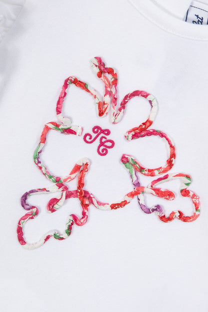 T-shirt
Cotton hibiscus Print fabric Liberty