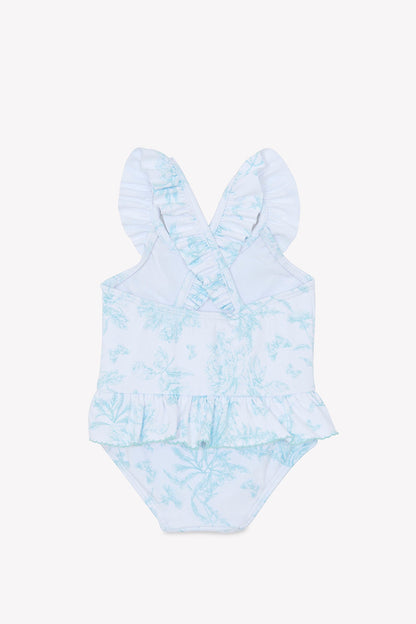 Swimsuit
Green Print inspiration Toile de Jouy