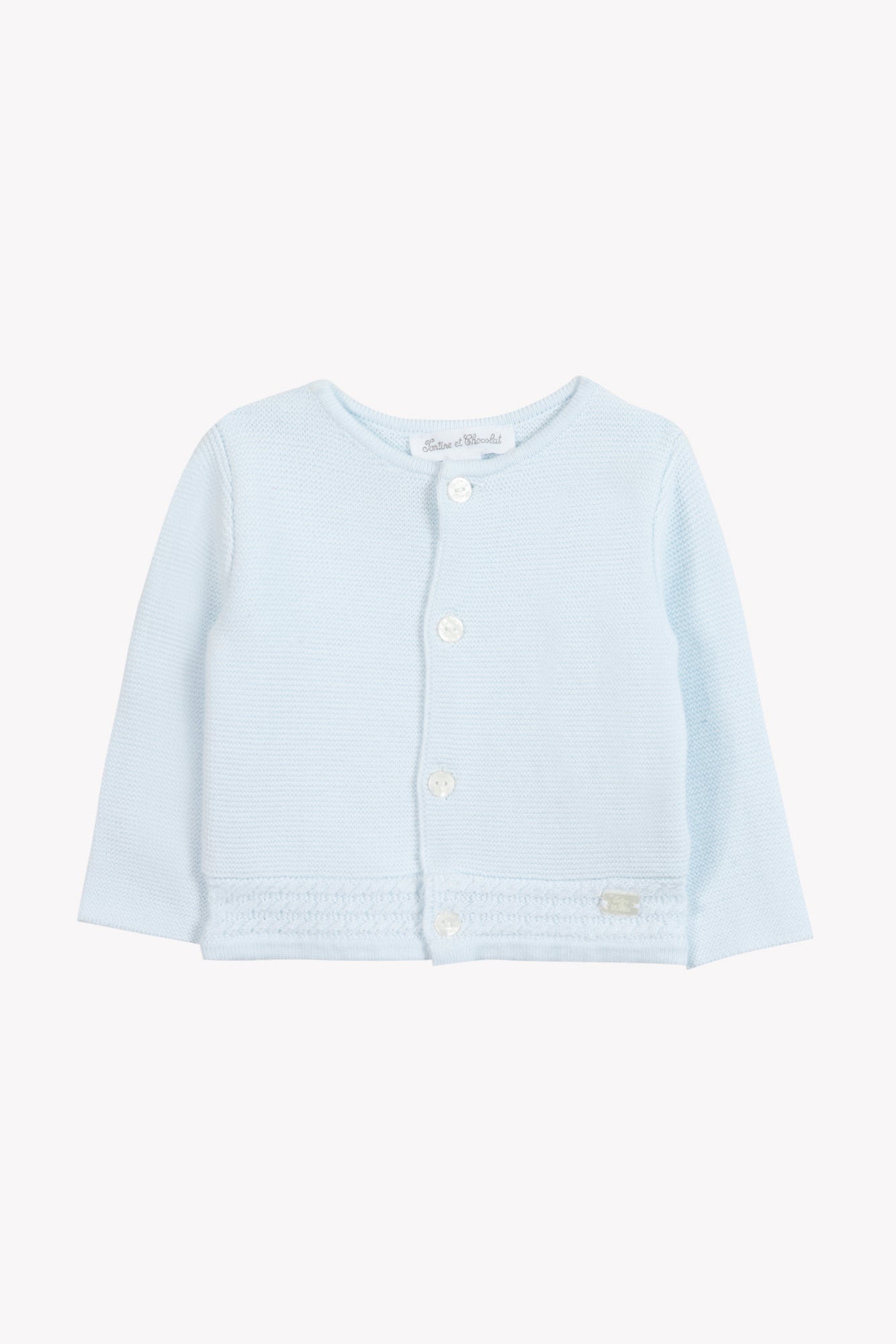 Cardigan
Cotton sky Trim