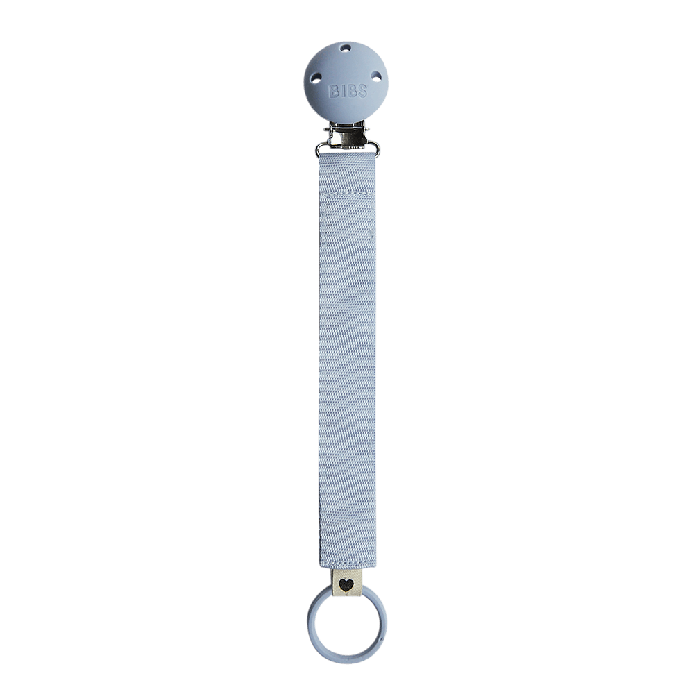 Bibs|Pacifier Clip Ribbon - Dusty Blue