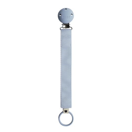 Bibs|Pacifier Clip Ribbon - Dusty Blue