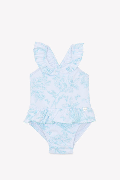 Swimsuit
Green Print inspiration Toile de Jouy