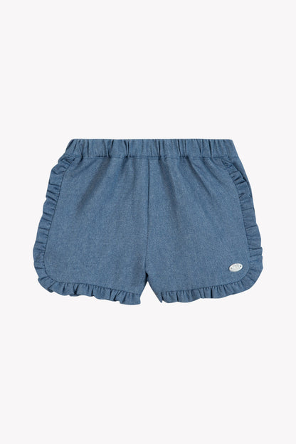 Short
Blue cotton