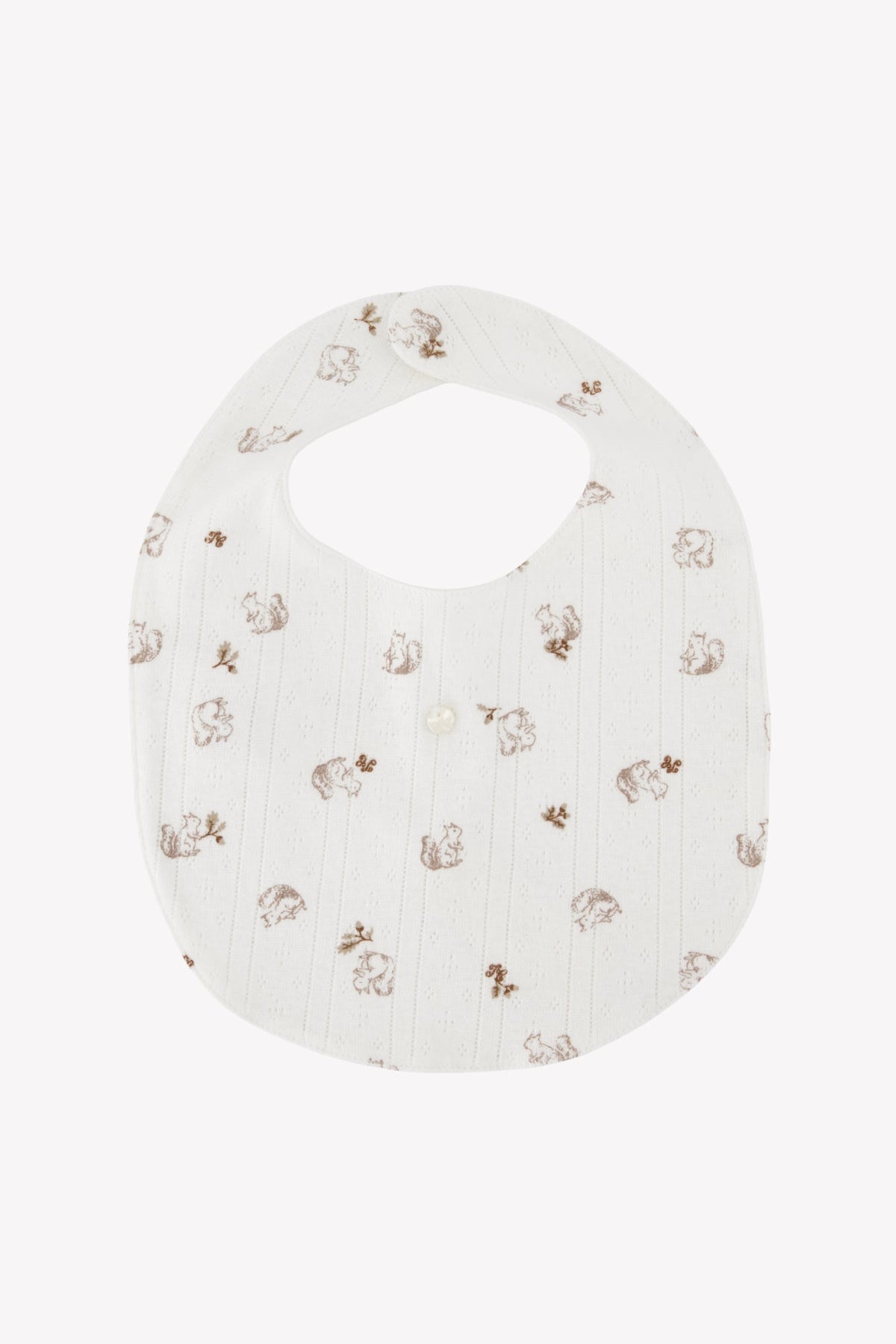 Bib
Beige light cotton Print squirrel
