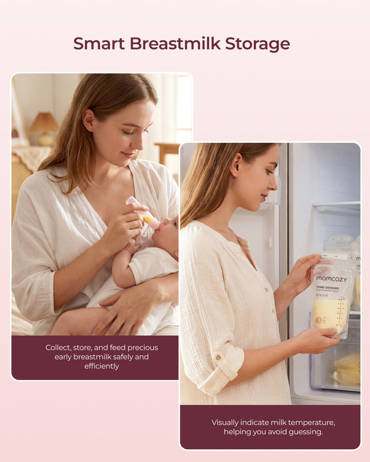 Momcozy Breastfeeding Essentials & Postpartum Kit (73 Pieces)