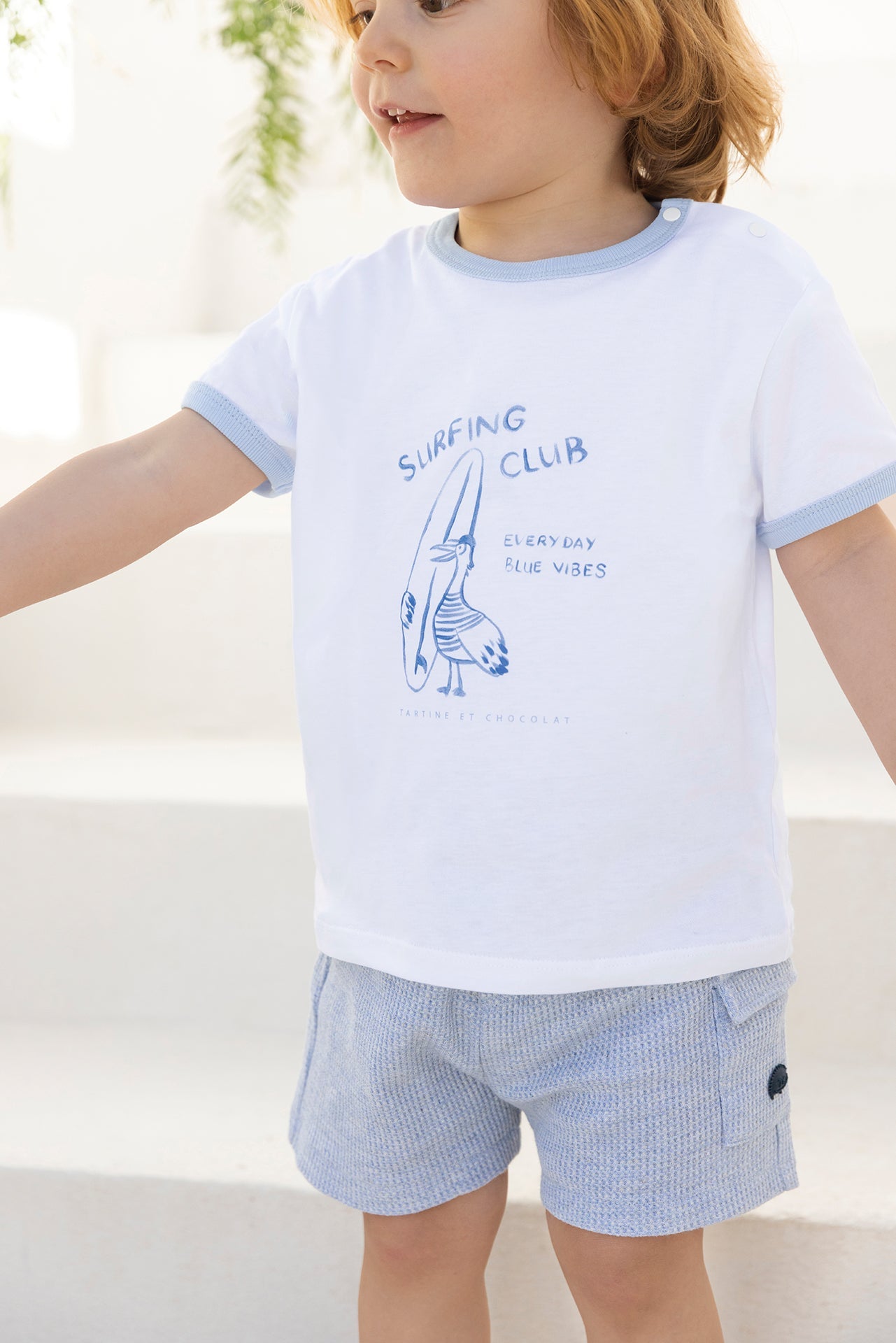 Short
Blue cloud cotton hedgehog